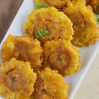 Fried Green Plantains (Tostones)
