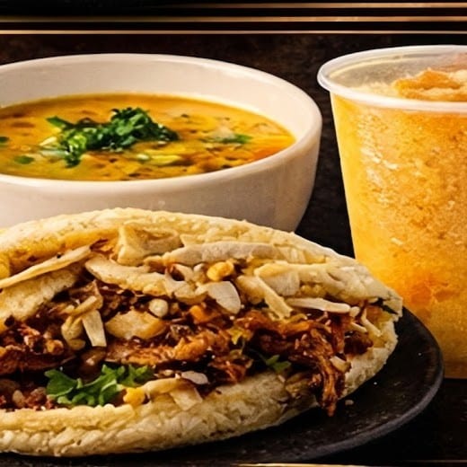 Combo Grilled Arepa.