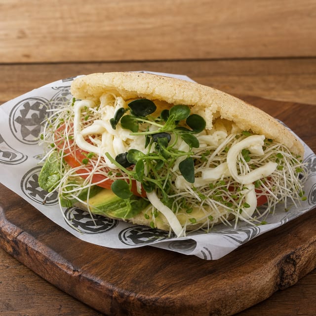 Vegetarian Arepa.