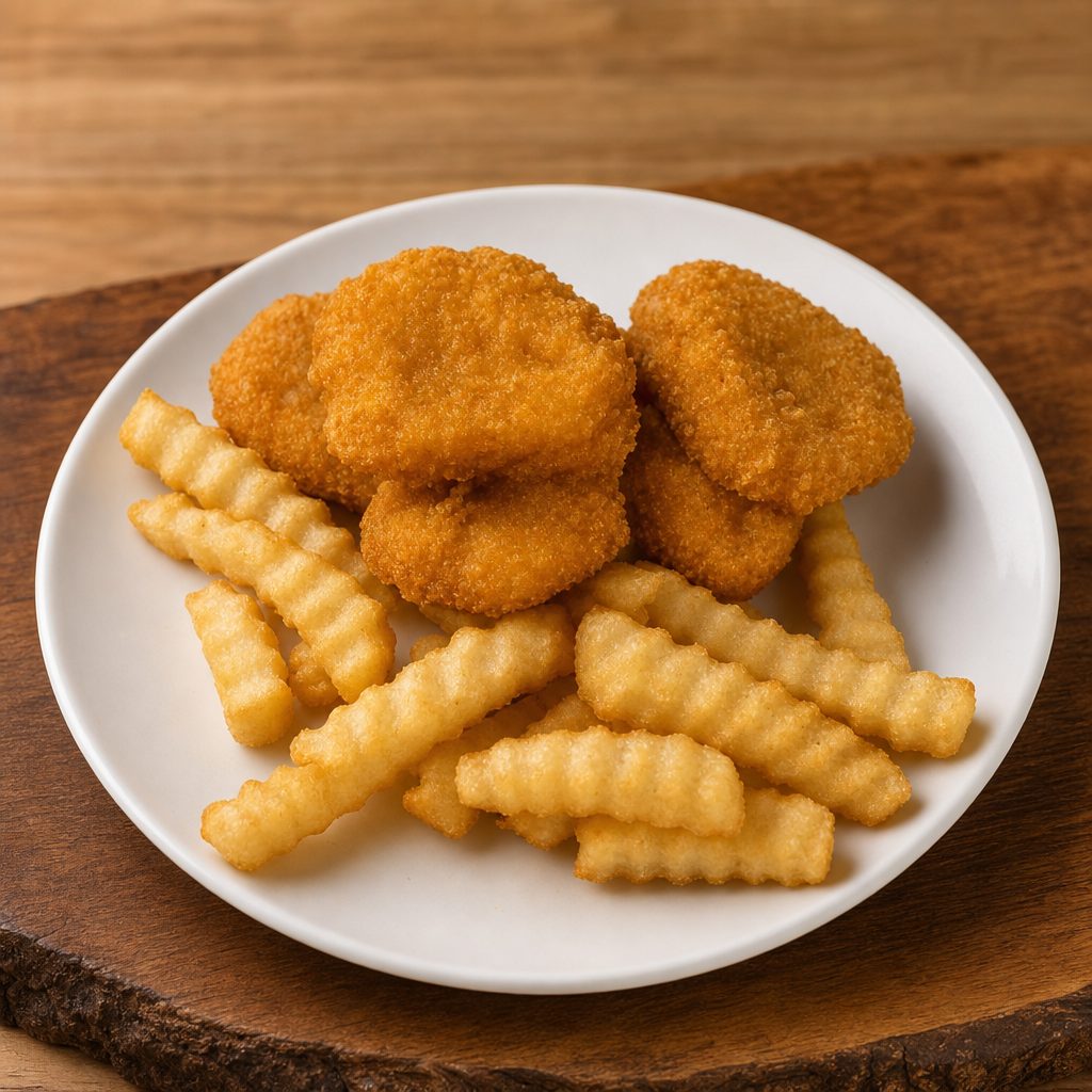 Nuggets with Fries.