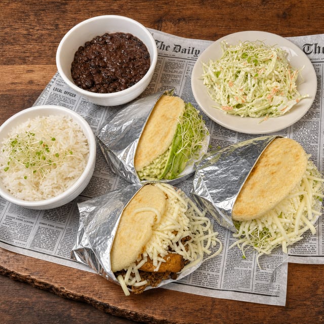 Family Arepa Combo.