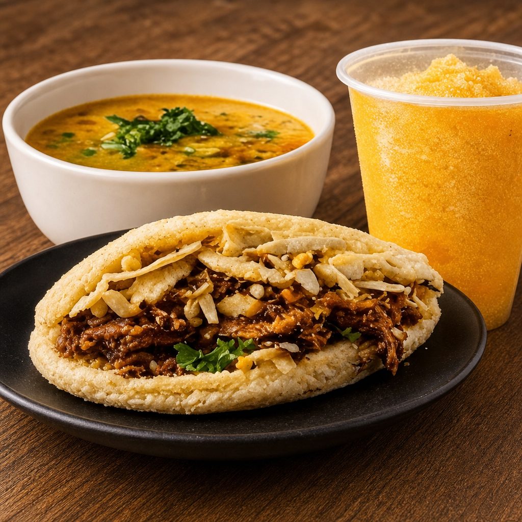 Combo Grilled Arepa.