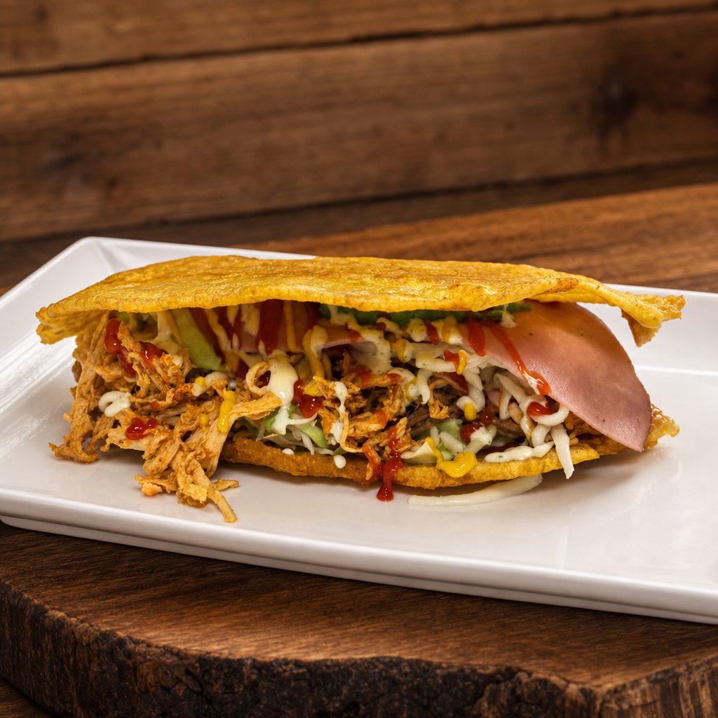 Patacon Mixto (2 Meats).