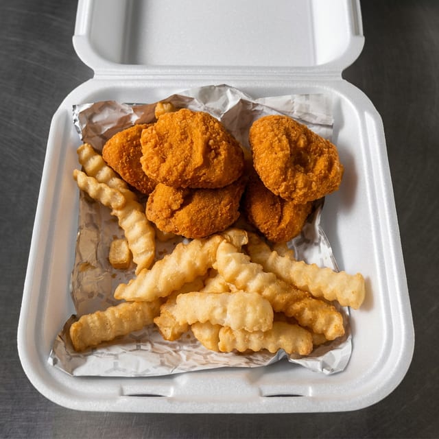 Nuggets with Fries.